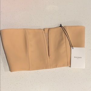 BRAND NEW BALMAIN CROP PLUNGE TOP